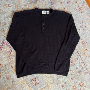 Jason Maxwell Black Crew Neck Sweater